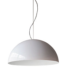 Oluce Sonora, lámpara de suspensión plástico - blanco - ø133 cm