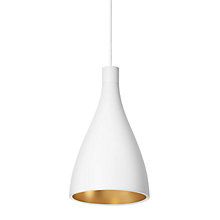 Pablo Designs Swell Hanglamp LED wit/messing - ø20 cm