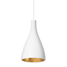 Pablo Designs Swell Hanglamp LED wit/messing - ø20 cm , uitloopartikelen