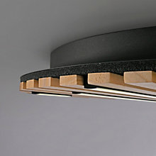 Paul Neuhaus Q-Akustik, madera - redonda – Lámpara de techo led — imagen 5