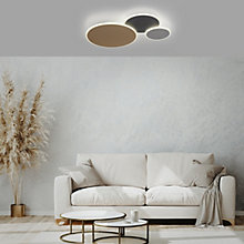 Paul Neuhaus Q-Piato, y pared Led 3 focos – Lámpara de techo — imagen 4