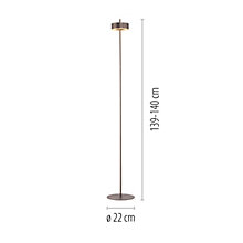 Paul Neuhaus Q-Rotate – Lámpara de pie led — imagen 8