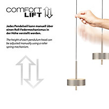 Paul Neuhaus Q-Rotate, 5 focos – Lámpara de suspensión led — imagen 4