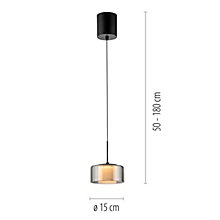 Paul Neuhaus Rika, negro – Lámpara de suspensión led — imagen 8