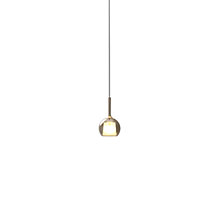 Penta Glo Pendant Light titanium/gold - 13 cm