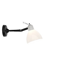 Rotaliana Luxy H0 Lampada da parete nero/bianco lucido , Vendita di giacenze, Merce nuova, Imballaggio originale