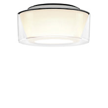 Serien Lighting Curling Plafondlamp LED acrylglas - M - externe diffusor klaar wit/binnenste diffusor conisch - dim to warm