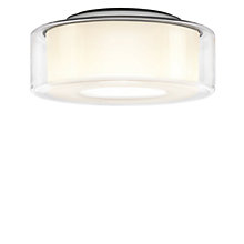 Serien Lighting Curling Plafondlamp LED glas - M - externe diffusor klaar wit/binnenste diffusor cilindrisch - dim to warm