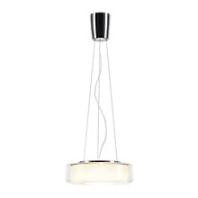 Serien Lighting Curling, lámpara de suspensión LED vidrio - L - difusor externo cristalino/con difusor interior - 3.000 K
