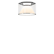 Serien Lighting Drum Lampada da soffitto LED M - short - diffusore esterno traslucido chiaro/diffusore interno conico - 2.700 K
