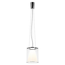 Serien Lighting Drum, lámpara de suspensión LED M - long - difusor externo cristalino/difusor interior cónico - dim to warm