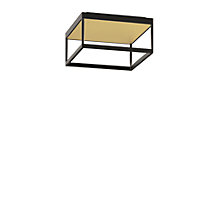 Serien Lighting Reflex² M, lámpara de techo LED cuerpo negro/reflector dorado - 15 cm - casambi
