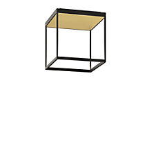 Serien Lighting Reflex² M, lámpara de techo LED cuerpo negro/reflector dorado - 30 cm - de fase de control
