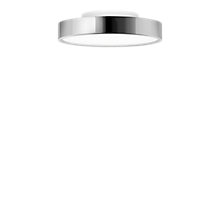 Serien Lighting Slice² Pi Plafondlamp LED chroom glimmend - ø17 cm - 2.700 k - met indirect aandeel