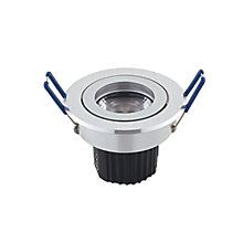 Sigor Argent, empotrable Led aluminio cepillado - 9 W - dim to warm – Foco — imagen 2