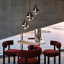 Tom Dixon Flare Bead, plata – Lámpara de suspensión led — imagen 4