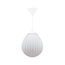 Umage Around the World, lámpara de suspensión cubierta blanco/cable blanco - florón circular - 27 cm