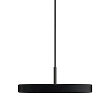 Umage Asteria Mini, lámpara de suspensión LED negro - Cover latón & negro