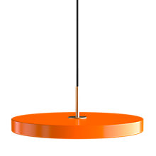 Umage Asteria, lámpara de suspensión LED naranja - Cover latón
