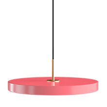 Umage Asteria, lámpara de suspensión LED rosa - Cover latón