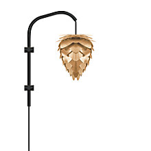 Umage Conia, lámpara de pared negro/latón - 30 cm
