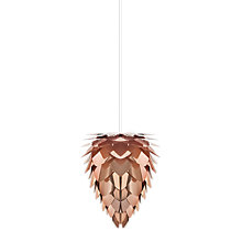 Umage Conia, lámpara de suspensión cobre/cable blanco - 30 cm