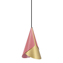 Umage Cornet Pendant light pink/brass - ceiling rose conical - cable black