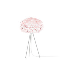 Umage Eos Lampada da tavolo telaio bianco/paralume rosa - ø35 cm