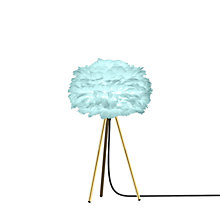 Umage Eos Lampe de table châssis laiton/abat-jour bleu - ø35 cm