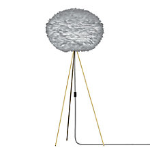 Umage Eos Tripod Lampada da terra telaio ottone/paralume grigio - ø75 cm
