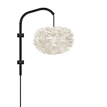 Umage Eos, lámpara de pared marco negro/pantalla blanco - ø35 cm