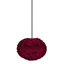 Umage Eos, lámpara de suspensión pantalla rojo/cable negro - ø45 cm