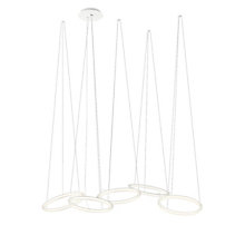 Vibia Halo Circular, 5 focos – Lámpara de suspensión led — imagen 2