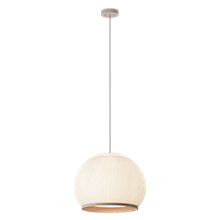 Vibia Knit Pendelleuchte LED beige - 65 x 50 cm - casambi