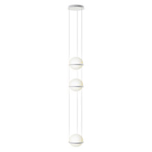 Vibia Palma Suspension LED 3 foyers blanc - Casambi