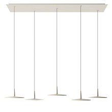 Vibia Skan Hanglamp LED 5-lichts beige - Dali