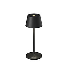 Villeroy & Boch Seoul 2.0, lámpara recargable LED negro - ø7,5 cm