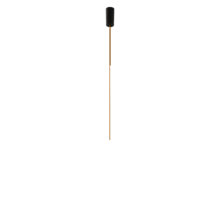 Wever & Ducré Finlin 1.0, lámpara de techo LED negro/champán - 3.000 k