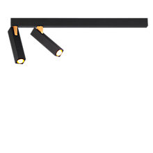 Wever & Ducré Mick 2.0, negro/oro - 2.700 K – Lámpara de techo led — imagen 2