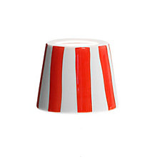 Zafferano Abat-jour en céramique pour Poldina Lampe rechargeable LED rouge
