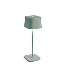 Zafferano Ofelia Lampada ricaricabile LED verde - 29 cm