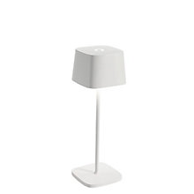 Zafferano Ofelia, lámpara recargable LED blanco