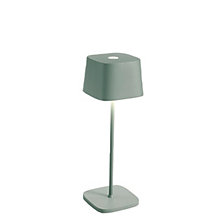 Zafferano Ofelia, lámpara recargable LED verde