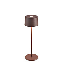 Zafferano Olivia Lampada ricaricabile LED marrone - 35 cm