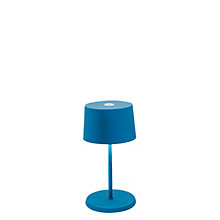 Zafferano Olivia Lampe rechargeable LED bleu - 22 cm