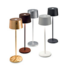 Zafferano Olivia, recargable Led oro - 35 cm – Lámpara — imagen 4