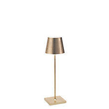Zafferano Poldina Lampe rechargeable LED doré - 38 cm