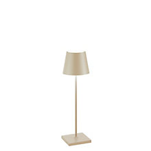 Zafferano Poldina Trådløs Lampe LED sand - 38 cm