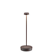Zafferano Swap Lampada ricaricabile LED marrone - 29 cm