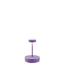 Zafferano Swap Lampada ricaricabile LED viola - 15 cm